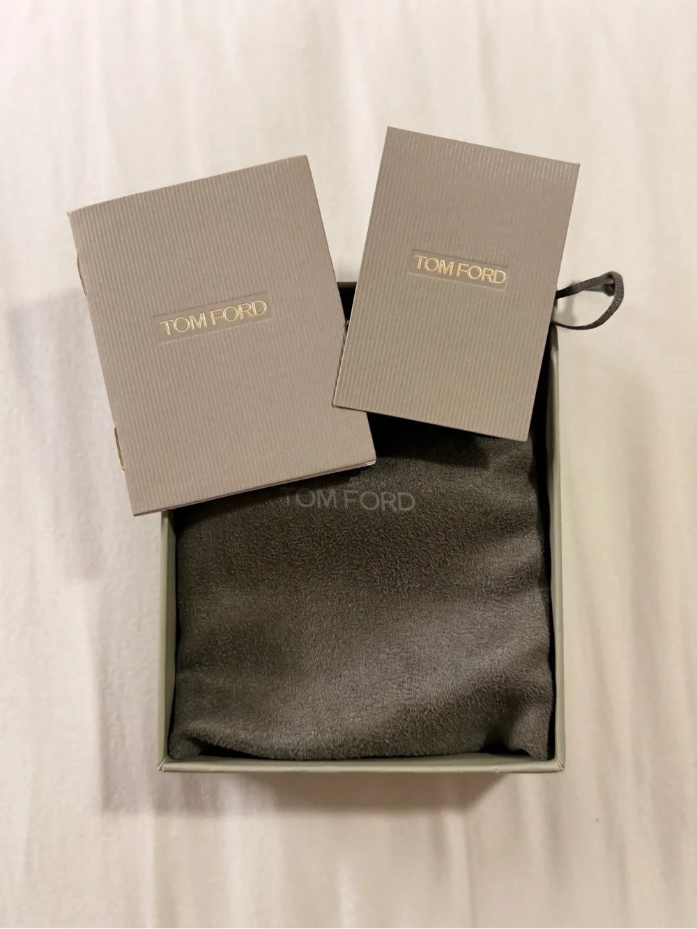 Tom Ford Black Pebbled Leather Card Holder